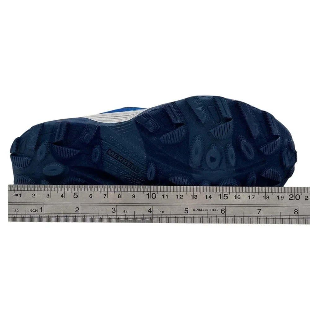 Merrell Moab Speed Little Boys Girls Waterproof Hiking Sneaker Size 12.5 Blue